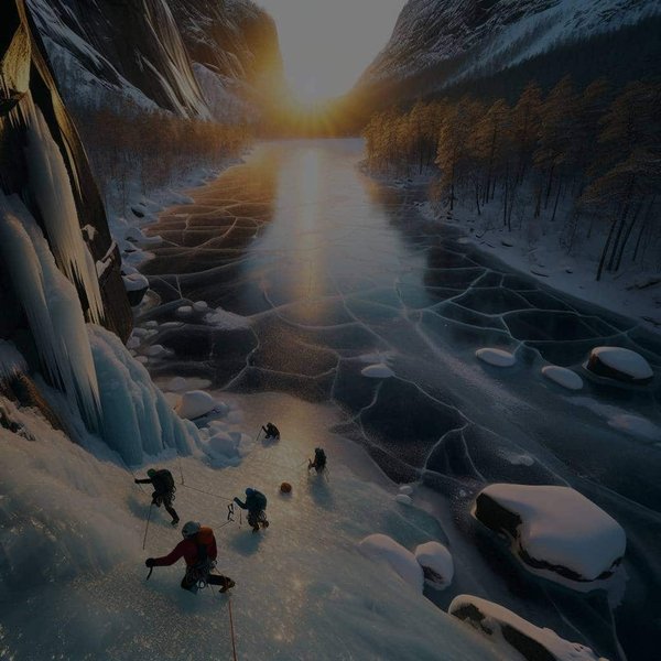 Où faire de l'escalade sur glace pour débutants en Suède ?