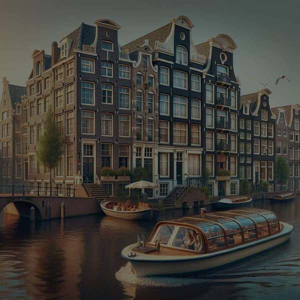Quels appartements de charme à Amsterdam proposent des visites guidées en péniche?